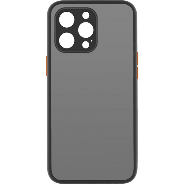 Чохол для смартфона MakeFuture Frame Matte PCTPU Apple iPhone 13 Pro Max Black (MCMF-AI13PMBK)