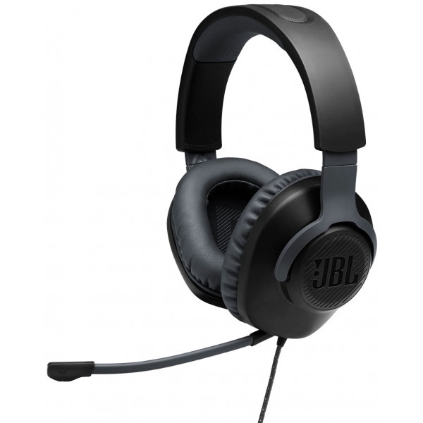 Гарнітура дротова ігрова JBL Quantum 100 Black (JBLQUANTUM100BLK)