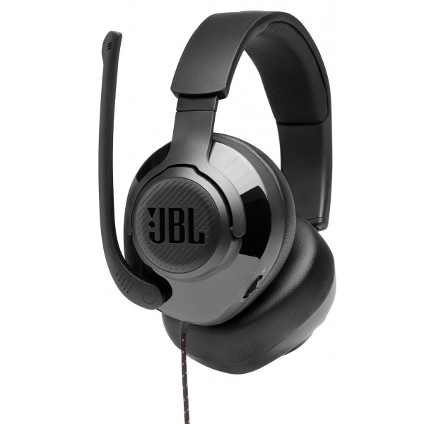 Гарнітура дротова ігрова JBL Quantum 200 Black (JBLQUANTUM200BLK)