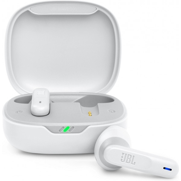 Навушники вкладиші бездротові TWS JBL Wave 300 White (JBLW300TWSWHT)