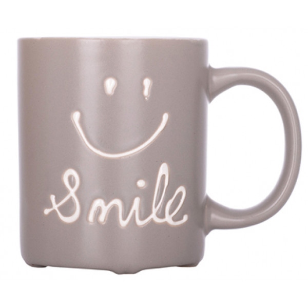 Чашка Limited Edition Smile Smile 330 мл Gray (JH6634-4)