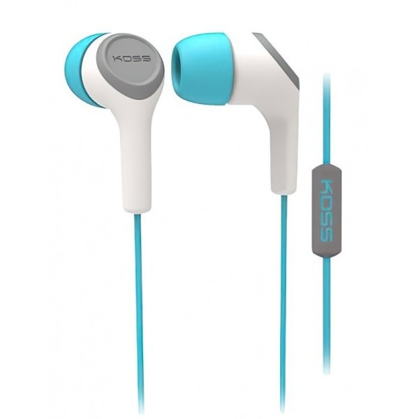 Навушники вкладиші дротові Koss KEB15iT Mic Teal