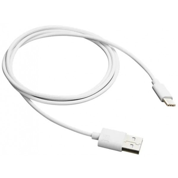 Кабель синхронізації даних Canyon Type-C USB 1m White (CNE-USBC1W)
