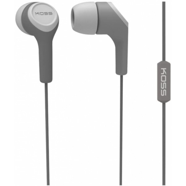 Навушники вкладиші дротові Koss KEB15iGRY Mic Grey