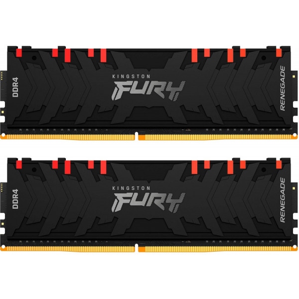 Память DDR Kingston DDR4 16GB/4600 FURY Renegade RGB (KF446C19RBAK2/16)