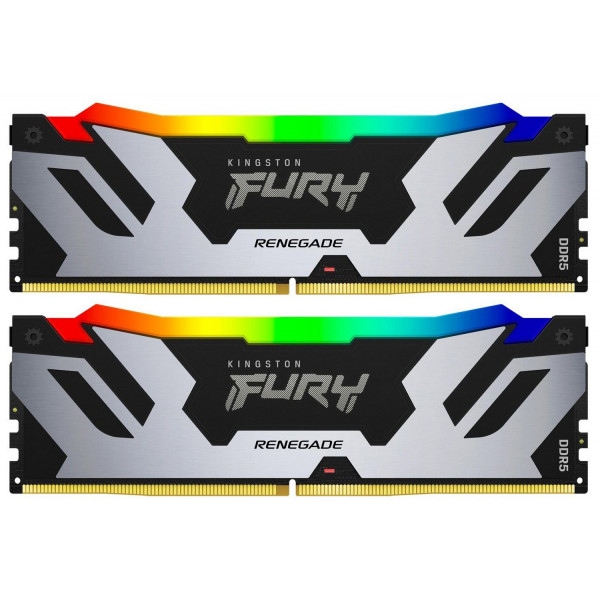 Память DDR Kingston DDR5 32GB KIT 16GBx2 6000 FURY Renegade RGB (KF560C32RSAK2-32)