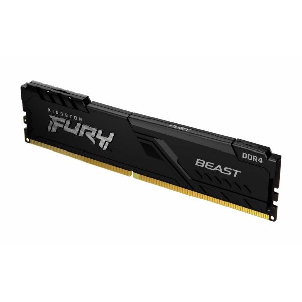 Память DDR Kingston 4GB DDR4 2666 Fury Beast Black (KF426C16BB/4)