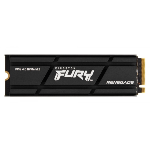 SSD-накопичувач внутрішній Kingston M.2 500GB PCIe 4.0 Fury Renegade+радіатор (SFYRSK/500G)