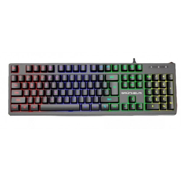 Клавіатура дротова ігрова Grunhelm KB-610WD