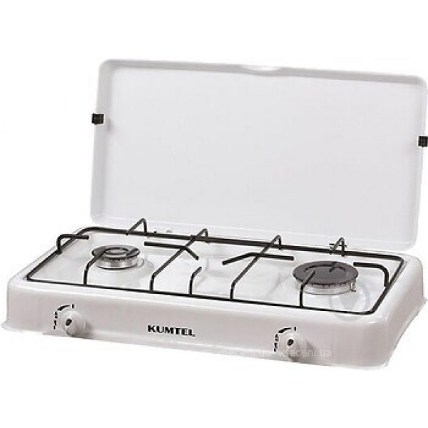 Плита газова настільна Kumtel KO-102 White Pained