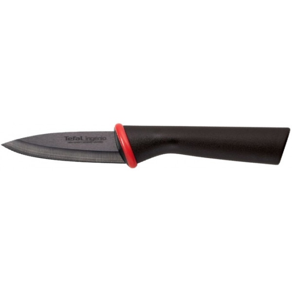 Ніж для овочів Tefal Ingenio Ceramic Black 8 см (K1520314)