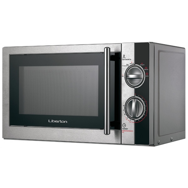 Мікрохвильова піч (НВЧ) Liberton LMW-2078M Inox Black White