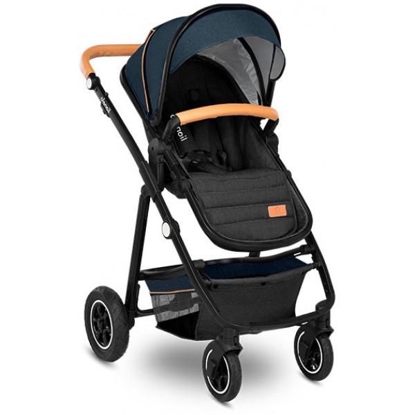 Коляска універсальна 3 в 1 Lionelo Amder Blue Navy