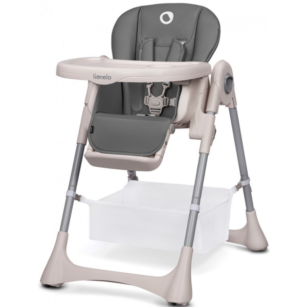 Стільчик для годування класичний Lionelo Zanna Grey Stone