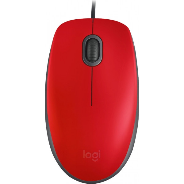 Миша дротова Logitech M110 Silent Red USB (910-006759)