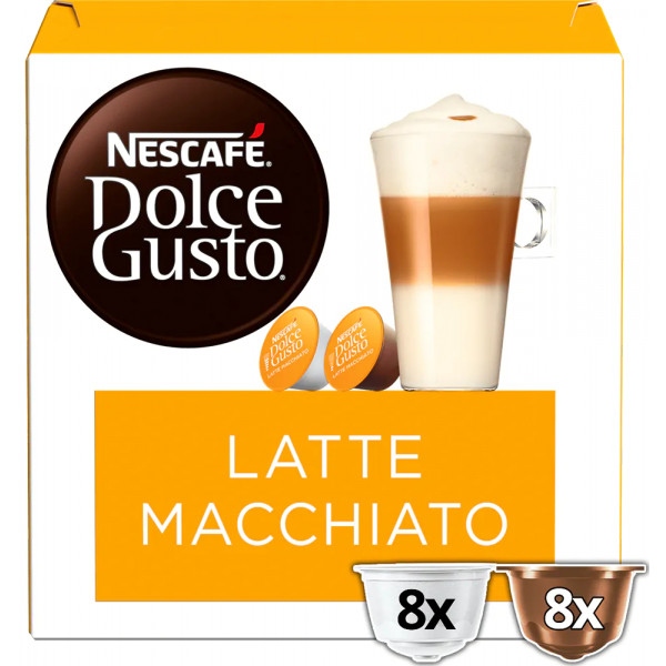 Кава у капсулах Nescafe DOLCE GUSTO Latte Macchiato 16 шт. 183,2г