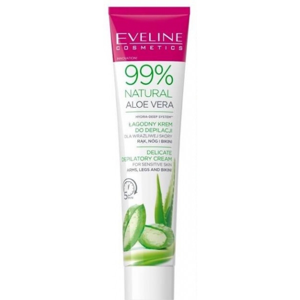 Крем для депіляції EVELINE 99% Natural Aloe Vera 125 мл (5903416026822)