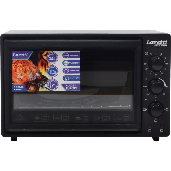 Піч електрична LARETTI LR-EC3403 Black