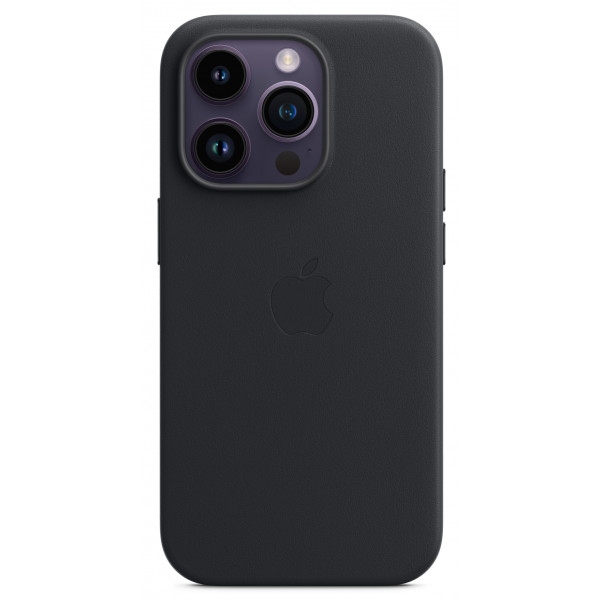 Чохол для смартфону Apple iPhone 14 Pro Leather Case with MagSafe - Midnight (MPPG3)