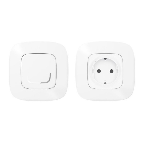Стартовий набір для управління приладами Legrand Valena Allure with Netatmo Smart-розетка + smart-выключатель Белый (752554)