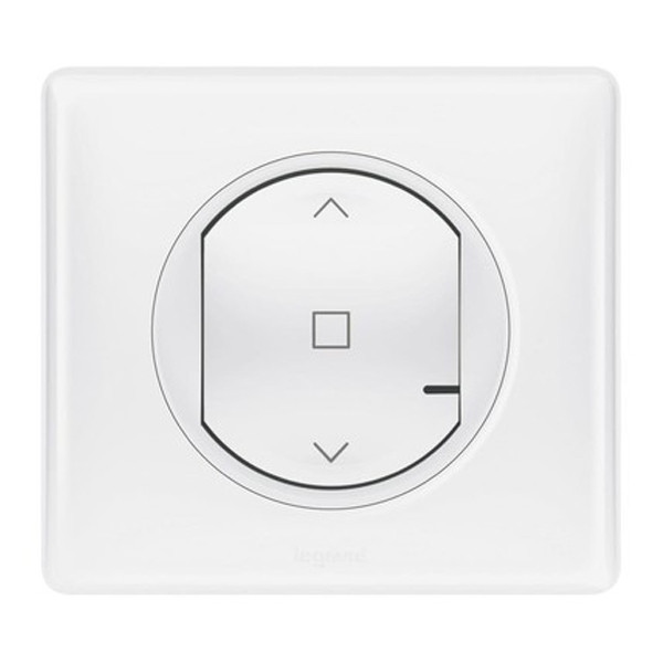 Датчик керування Legrand Celiane with Netatmo. Умный выключатель жалюзи 2А 230В Белый (067726)