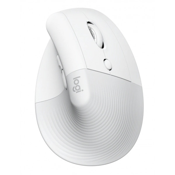 Миша бездротова Logitech Lift Vertical Ergonomic Wireless/Bluetooth White (910-006475)