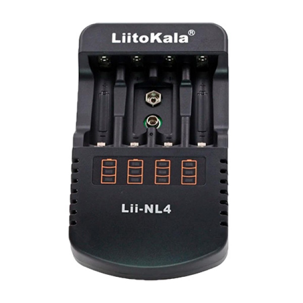 З/пристрій для акумуляторів AA/AAA LiitoKala 4 Slots LED (Lii-NL4)