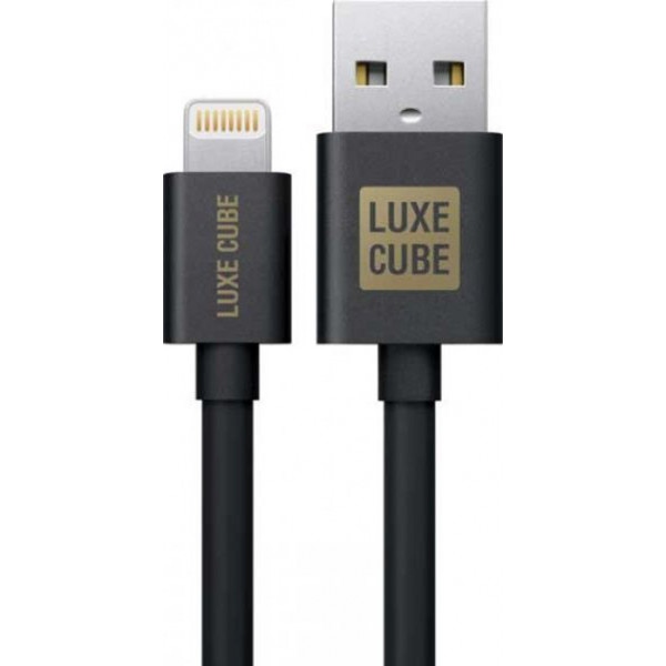 Кабель синхронізації даних Luxe Cube USB-Lightning 3А 2m Black (8886888698445)