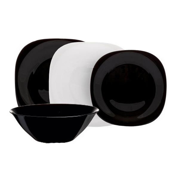 Столовий сервіз Luminarc Carine Black&White 19 пр. (N1491)