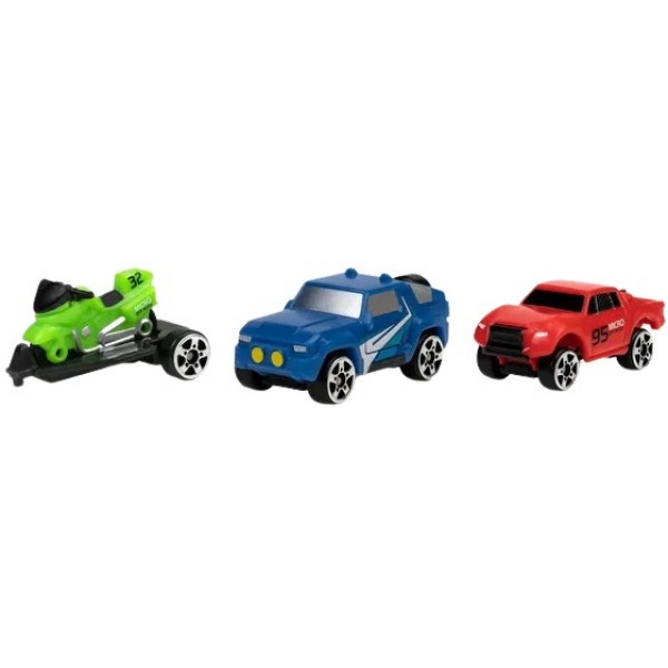 Автотранспорт MicroMachines Трюкових 3 шт. (MMW0009)