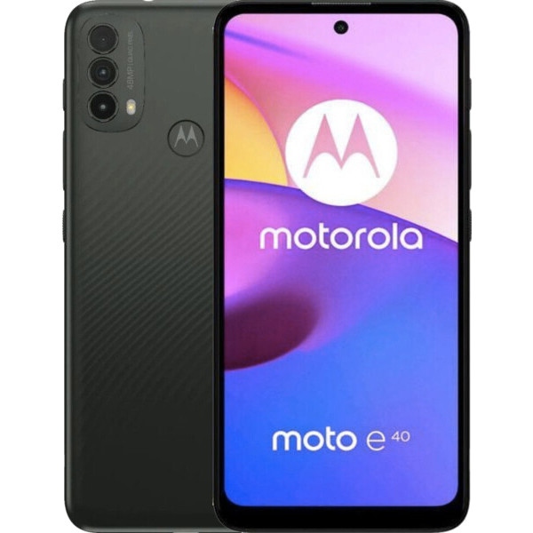 Смартфон Motorola E40 4/64Gb Carbon Gray