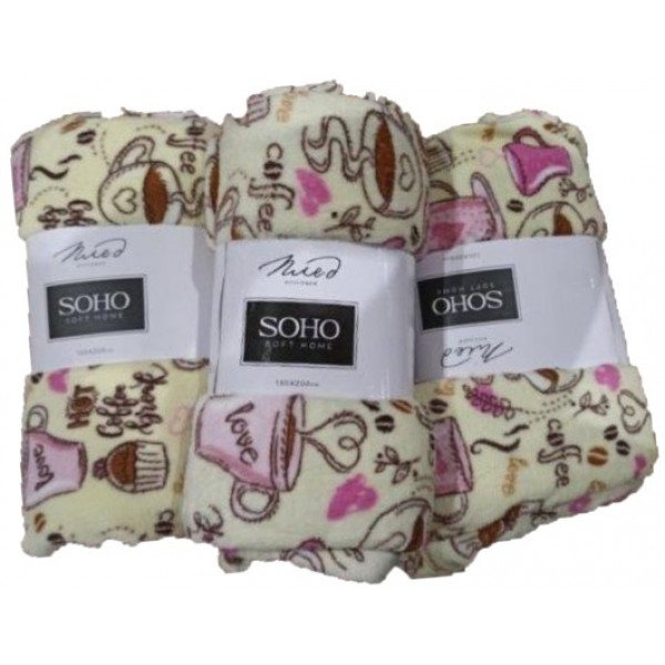 Плед двоспальний SOHO 200x230 см Morning coffee (1112К)