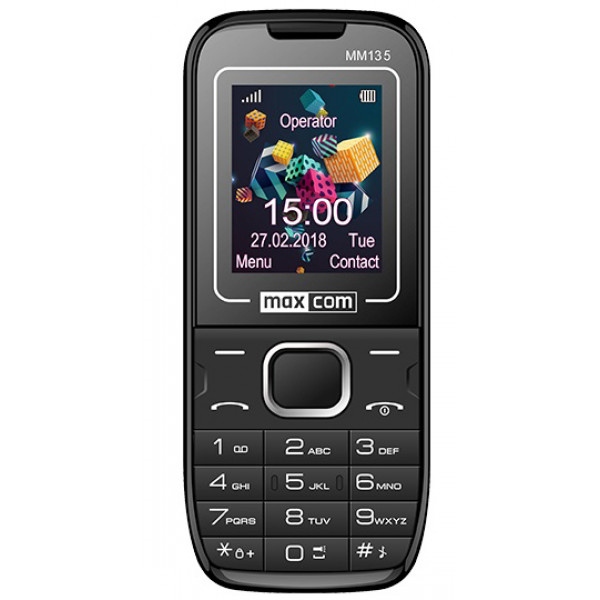 Мобільний телефон Maxcom MM135 Black-Blue