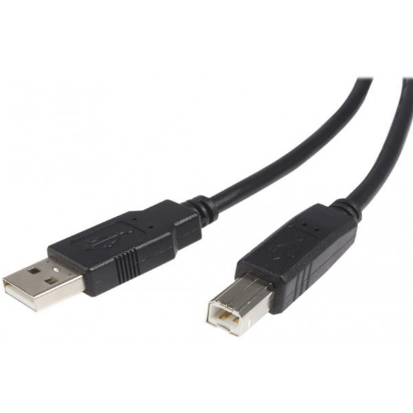 Кабель USB type A - USB type B Maxxter USB 2.0 AM - USB 2.0 BM 1m Ferrite (UF-AMBM-1M)