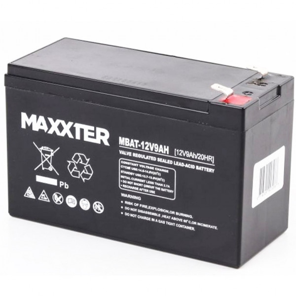 Акумулятор для ДБЖ Maxxter MBAT-12V9AH 12В 9.0 Ач