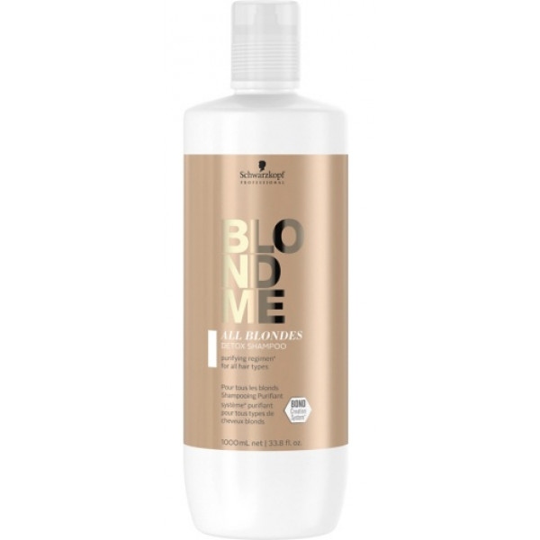 Шампунь жіночий Schwarzkopf Prof. Blondme Детокс 1000 мл New (4045787640991)