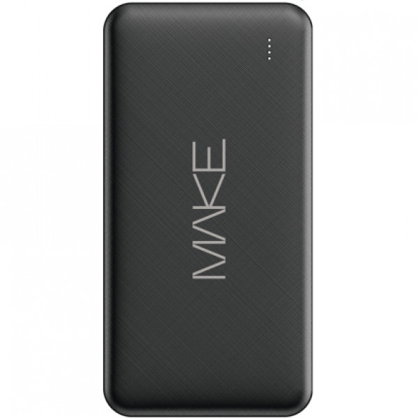 Батарея мобільна MAKE Power Bank 20000 mAh 2A+2A Black (MPB-205BK)