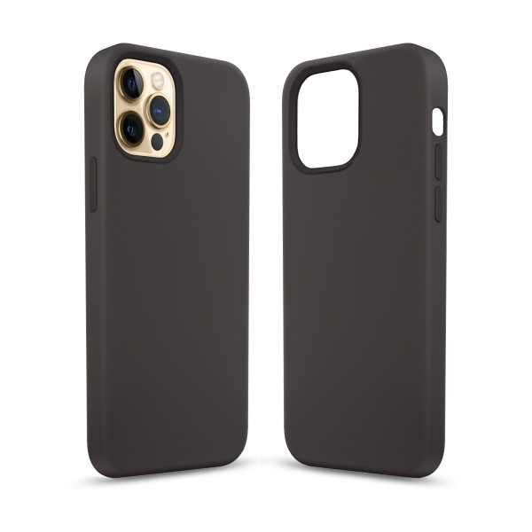 Чохол для смартфону MakeFuture Premium Silicone Apple iPhone 12 Pro Max Black (MCLP-AI12PMBK)