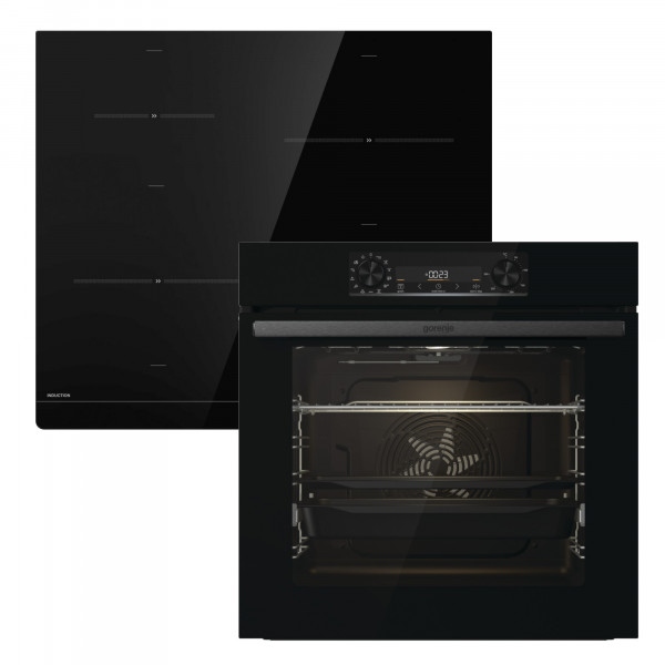 Дух.шафа + індукційна поверхня Gorenje BOS6737E06BG + IT40SC