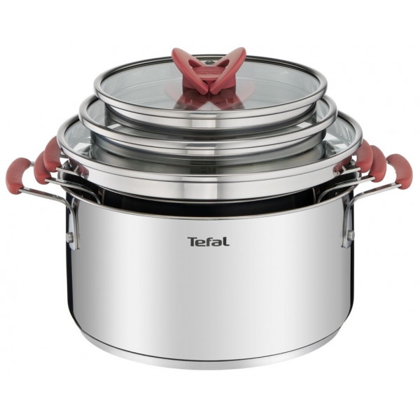 Набір посуду Tefal G720S674 OPTI'SPACE 6 пр (кастр. 18/20/24 см)