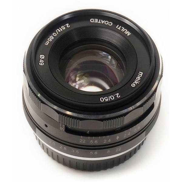 Об'єктив до фотокамери Meike 50mm f/2.0 MC FX-mount for Fujifilm (MKEF5020)