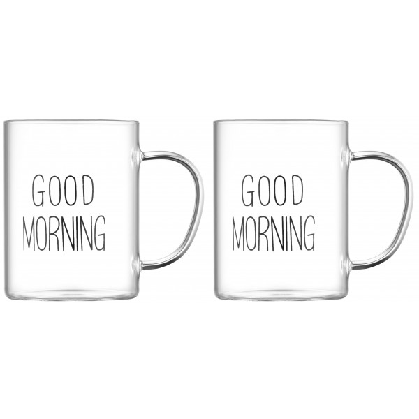 Набір чашок Ardesto Good Morning 420 мл 2 шт. (AR2642GM)