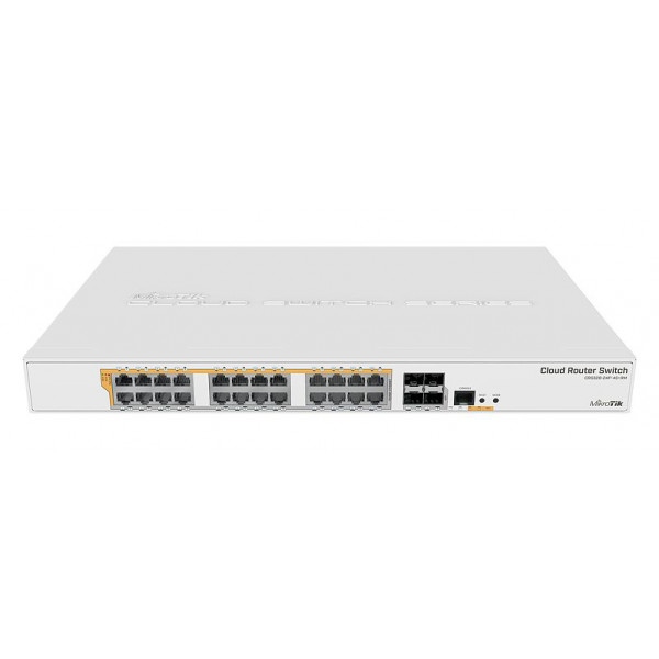 Коммутатор локальної мережі (Switch) MikroTik CRS328-24P-4S+RM