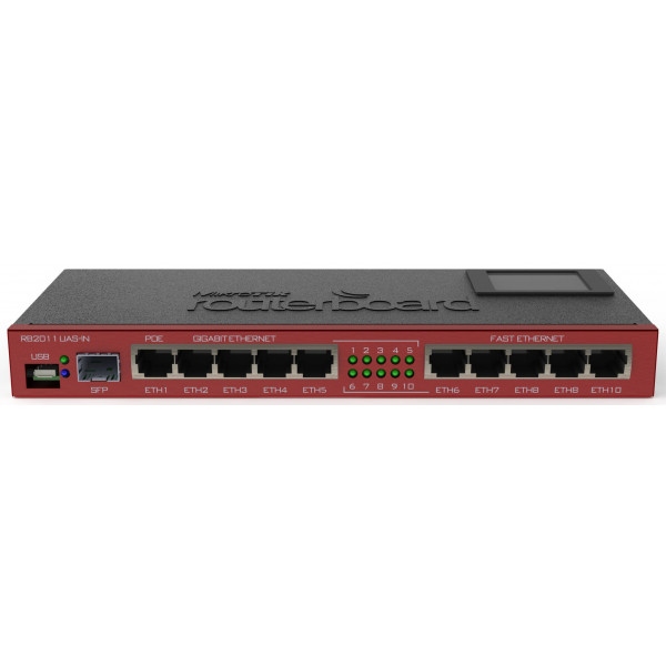 Маршрутизатор інтернет LAN MikroTik RB2011UIAS-IN