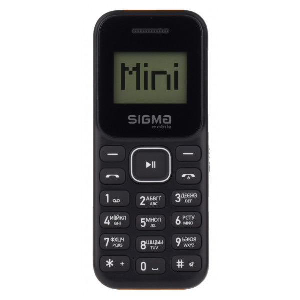 Мобільний телефон Sigma mobile X-style 14 Mini Dual Sim Black/Orange