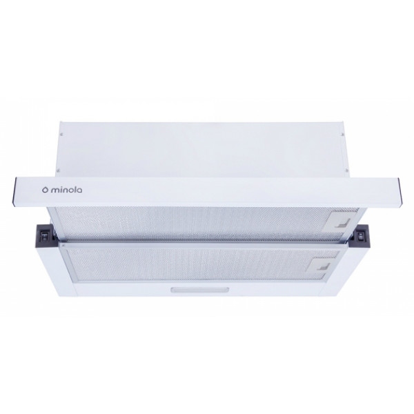 Витяжка вбудована Minola HTL 6414 WH 800 LED