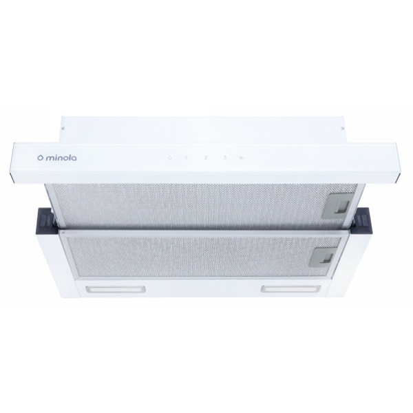 Витяжка вбудована Minola HTLS 6935 WH 1300 LED