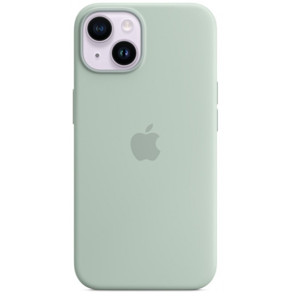 Чохол для смартфону Apple iPhone 14 Silicone Case with MagSafe - Succulent (MPT13)