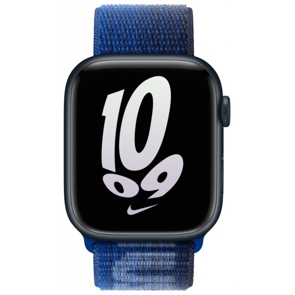 Ремінець для смарт-годинника Apple 45mm Game Royal/Midnight Navy Nike Sport Loop