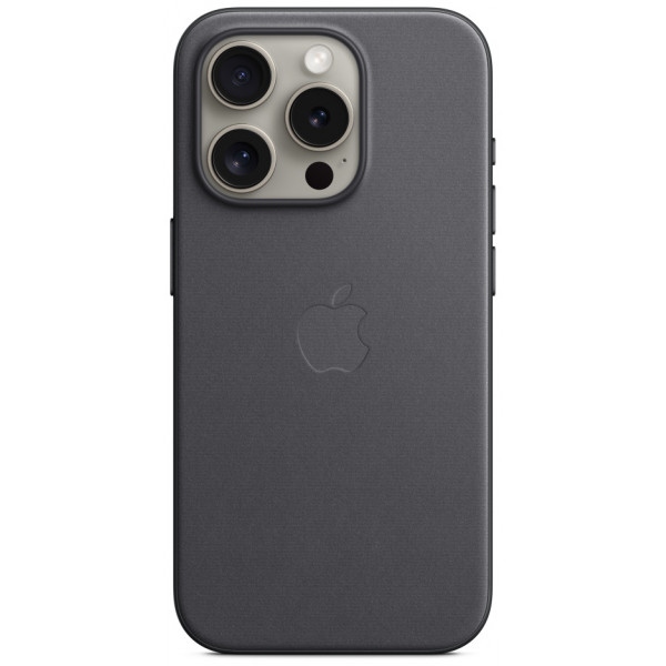Чохол для смартфону Apple FineWoven Case with MagSafe iPhone 15 Pro Black (MT4H3)